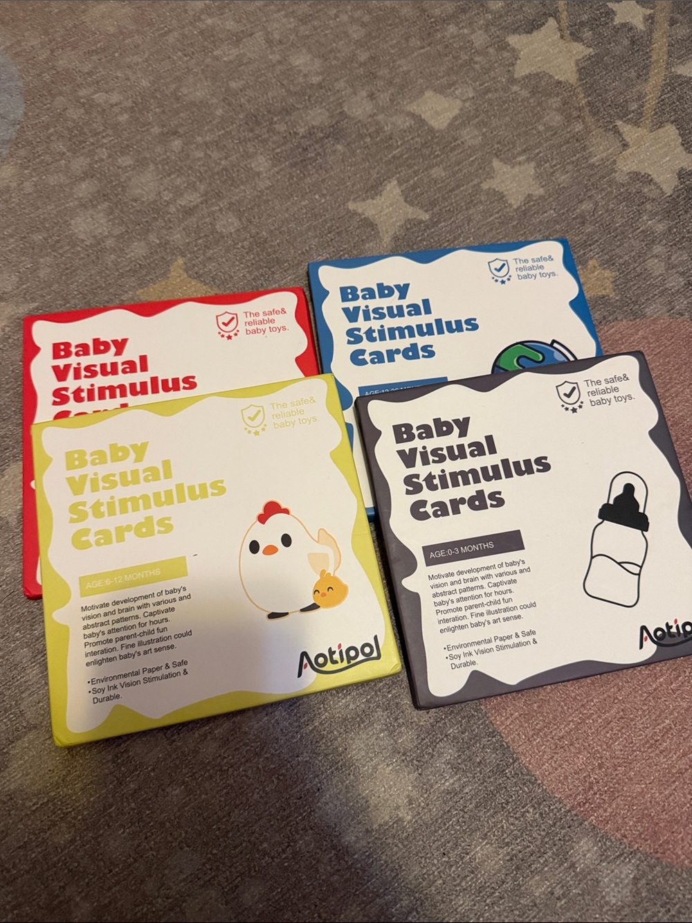 First Words & Baby Visual Stimulus Cards Set - Multicolor - Picture 4 of 6